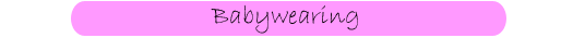 Babywearing Title Bar